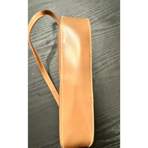 Vintage Women’s Faux Leather Brown/Tan Handbag - Picture 3 of 6